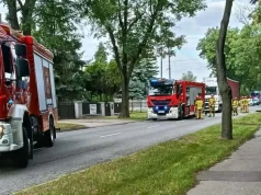Wypadek na Grabowskiej. Wjechał w ciężarówkę (ZDJĘCIA)