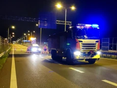 Wypadek na ekspresówce między Lublinem a Piaskami. Auto uderzyło w bariery