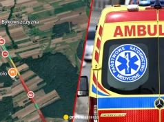 Czołowe zderzenie ciężarówki i samochodu osobowego, kierowca nie żyje. DK19 zablokowana