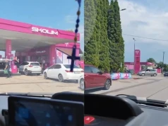 Ogromna kolejka aut do stacji Skolima. Wszyscy chcą tanio zatankować