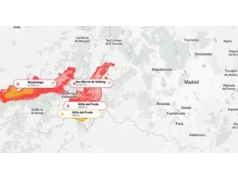 Ogień idzie w kierunku stolicy Hiszpanii. "To byłaby tragedia"