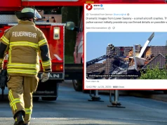 Mały samolot uderzył w dom w Niemczech. Nie żyje jedna osoba