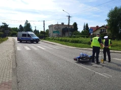 Z ostatniej chwili: Czechowice: Zderzenie motocyklisty z autem. Do szpitala odwieziono kierowcę jednośladu