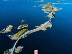 Ten niesamowity widok to norweska konstrukcja stulecia. Osiem mostów na 8 km