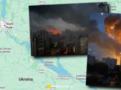 Nocny atak Rosji na Kijów. Płoną bloki mieszkalne