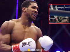 Anthony Joshua padł na deski. Wtedy wszyscy wstrzymali oddech. Jest wideo