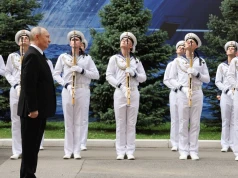 Smutne obchody Dnia Marynarki Wojennej Rosji z udziałem Putina