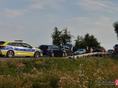 Kolizja trzech aut na krajowej „piątce” w Strzegomiu