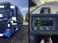 „Never late in a V8”: policyjny pomiar wskazał 85 mil, a nie kilometrów na godzinę