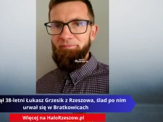 Zaginął 38-letni Łukasz Grzesik z Rzeszowa, ślad po nim urwał się w Bratkowicach