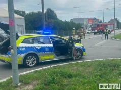 Niebezpieczna sytuacja na drodze w Raciborzu. Osobówka zderzyła się z motocyklem