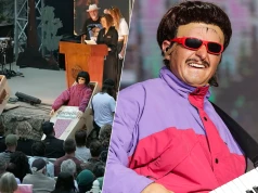 Trzy trumny na pogrzebie Olivera Tree. Bliscy pożegnali go z humorem