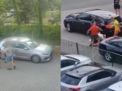 Błyskawiczne zatrzymanie dwóch mężczyzn podejrzewanych o udział w pobiciu ukraińskiej pary we Wrocławiu. Nagranie krąży w sieci