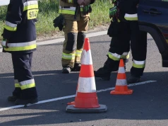 Wypadek na DK17 w Jatutowie. Jedna osoba poszkodowana, ruch odbywa się wahadłowo