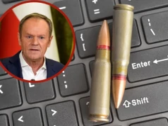 Groził Tuskowi w Internecie. W jego domu znaleziono amunicję