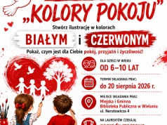Konkurs plastyczny „Kolory Pokoju” – wieluńska biblioteka zaprasza do udziału