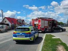Motorower zderzył się z osobówką