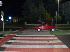 69-latka potrącona na przejściu dla pieszych w Zamościu. Kobieta trafiła do szpitala
