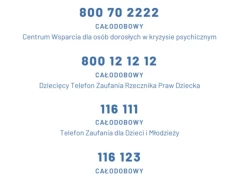 Łosice: niepokojący komentarz pod postem policji i błyskawiczna pomoc. Te numery telefonu warto zapisać