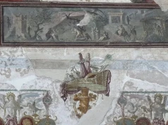 Archeolodzy w Pompejach odtworzyli fresk przedstawiający Ariadnę i Dionizosa