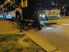 Rowerzystka potrącona przez trolejbus w Lublinie. Trafiła do szpitala