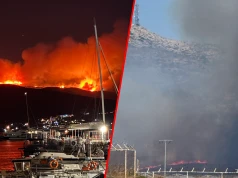 Jedna z ulubionych wysp turystów w ogniu. Trwa walka z pożarem na Paros
