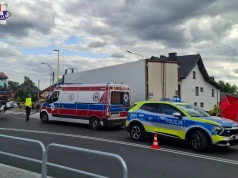 Tragiczny wypadek na DK76 w Jedlance. 60-letnia rowerzystka zginęła po potrąceniu przez ciężarówkę