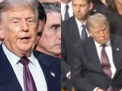 Trump zamknął oczy na pogrzebie i już się zaczęło. Rzecznik Białego Domu zareagował