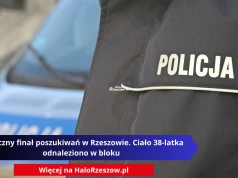 Tragiczny finał poszukiwań w Rzeszowie. Ciało 38-latka odnaleziono w bloku
