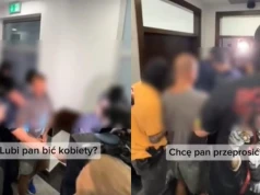 „Lubi Pan bić kobiety?" Adam C., który miał brać udział w pobiciu ukraińskiej pary, odpowiadał na pytania podczas doprowadzania do sądu