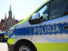 Policjanci świętowali na Rynku Podgórskim w Krakowie