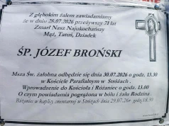 Zmarł Józef Broński. Był pracownikiem miasta i gminy Grybów!