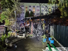 Tragiczny pożar na ogródkach działkowych w Gliwicach