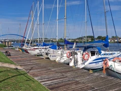 Wolińska marina cieszy się dużą popularnością