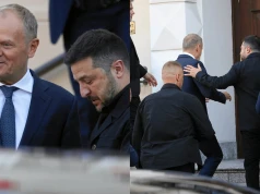 Na ten gest Zełenskiego wszyscy zwrócili uwagę. "Klasyczny symbol"