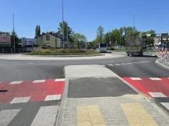 Nowe ronda, ścieżki i chodniki – ulice Wolborska i Rakowska po kompleksowej rozbudowie