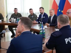 Premier i szef MON w Lublinie. Donald Tusk: "Byliśmy gotowi do zestrzelenia rakiety,…