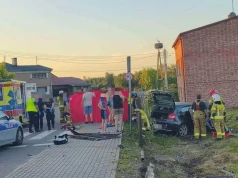 Kierowca BMW wjechał na chodnik i potrącił 9-latka na rowerze. Chłopiec zmarł w szpitalu