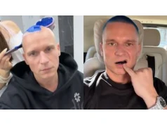 Bart Pniewski zaszalał z fryzurą. Różowe włosy zamienił na BŁĘKIT