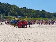 Ustka: walka o życie plażowicza. Zabrało go LPR