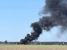 Z ostatniej chwili! Groźny pożar pod Ciechanowem. Duże straty