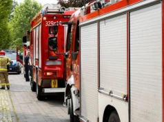 Wyciek gazu i pożar. Akcja strażaków w Tomaszowie Mazowieckim