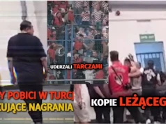 Turecka policja kopała leżącego kibica Górnika. Szokujące nagrania ze Stambułu