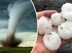 Pozostały godziny. W tych regionach możliwe tornada i gradobicia