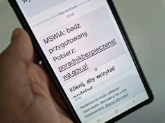 MSWiA rozsyła SMS-y z apelem o przygotowanie. Wskazana strona nie działa