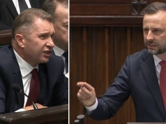 Szef MON wyszedł na mównicę, krzyki w Sejmie. "Mimo waszego wycia"