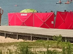 Dramatyczna akcja ratunkowa na kąpielisku w Przylasku Rusieckim