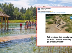 Zamiast lazurowej wody — kamieniste dno. Tak wyglądają teraz "polskie Malediwy"