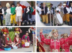 Barwny folklor z różnych stron świata w Wysokiem Mazowieckiem