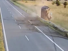 Wypadek busa na autostradzie A1. Tylko 3 kierowców z 67 zatrzymało się, by pomóc